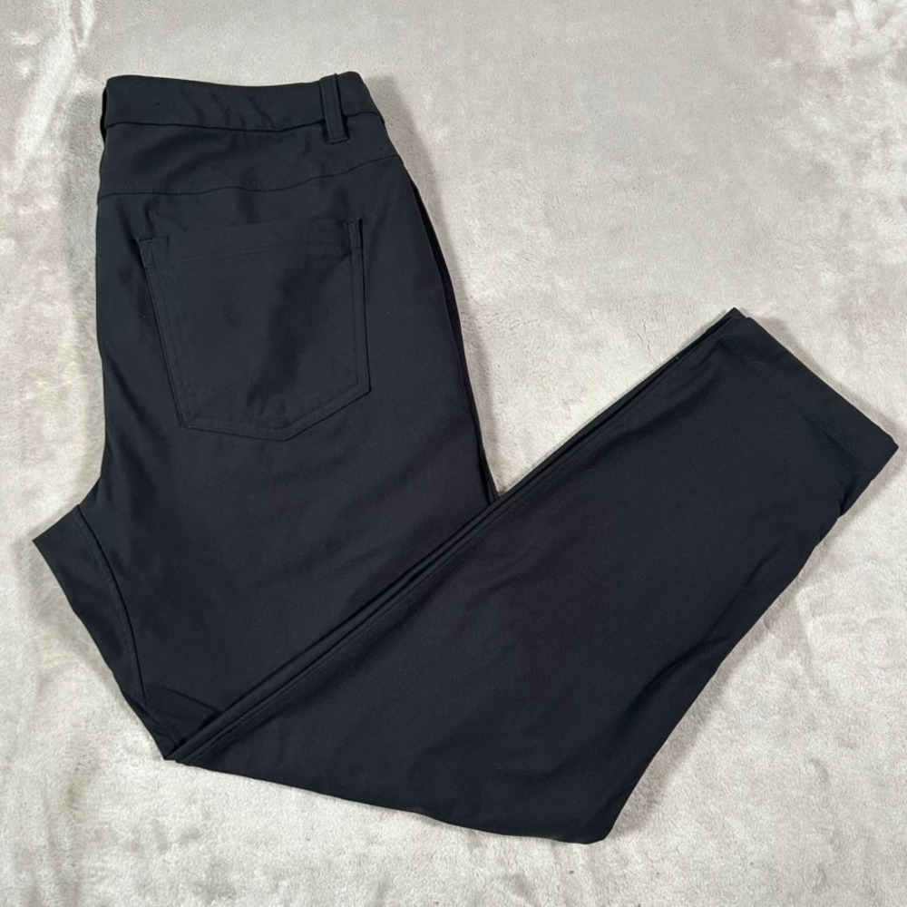 Lululemon ABC Pants Mens 33x29 Black Slim Fit Warpstreme Performance Stretch